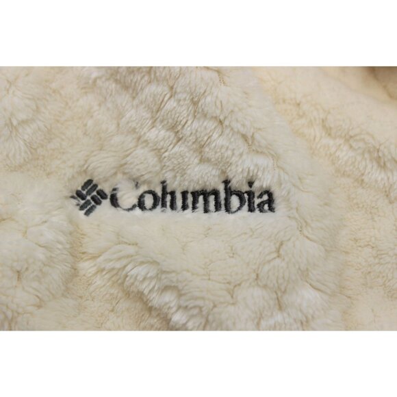 Columbia women's Fire Side 1/4 zip mock neck sherpa fleece pullover jacket S - Picture 7 of 10